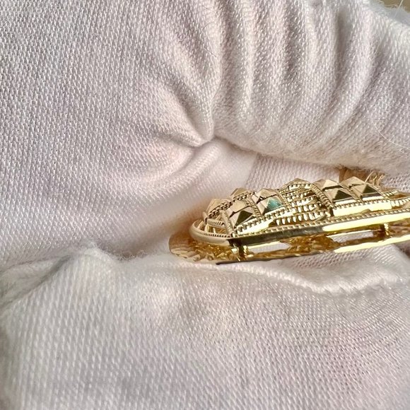 AURAFIN 14K Gold Heart Pendant Necklace, 14K Gold Chain, 14K UA Gold Heart - Picture 9 of 11